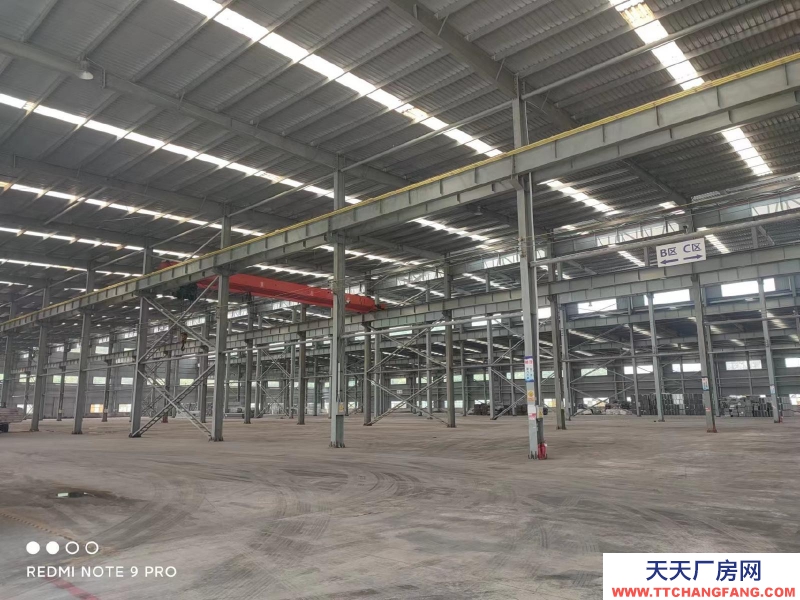 (出租) 標準重工業廠房，層高12米，帶25噸行車，開間大