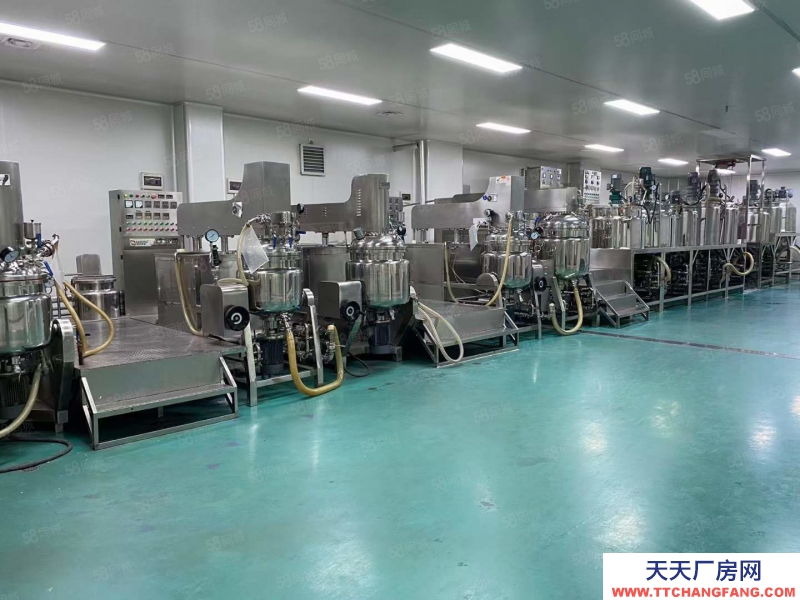 (出租)廣州 白云太和6400平獨門獨院現成化妝品無塵車間出租現成生產線