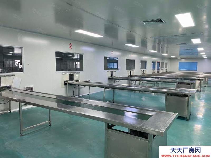 (出租)廣州 白云太和6400平獨門獨院現成化妝品無塵車間出租現成生產線