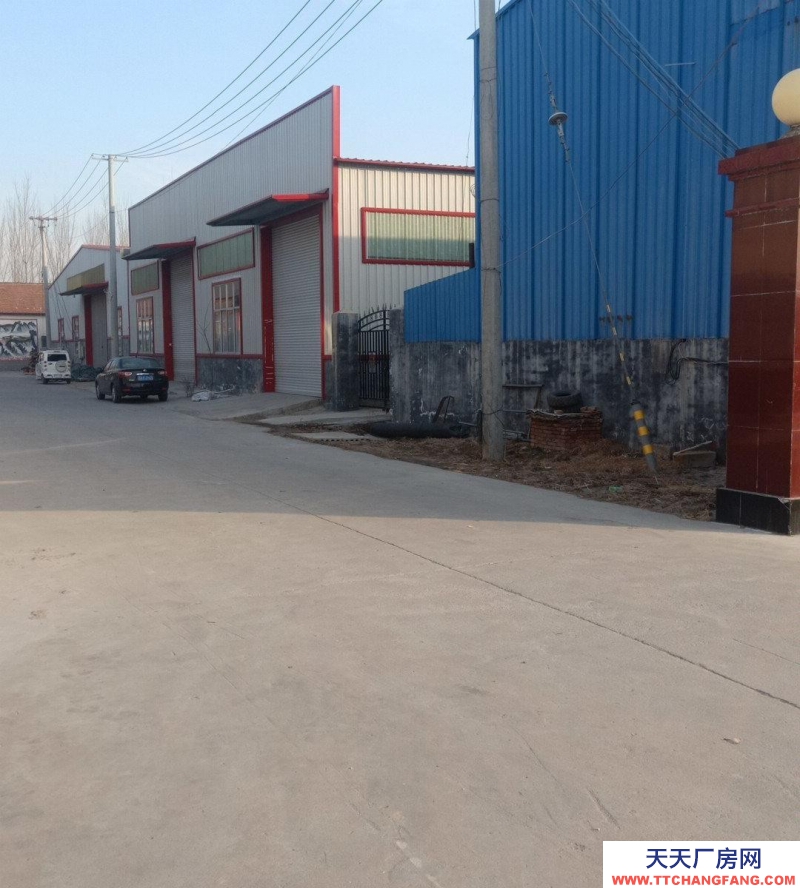 濟南商河嶄新鋼結構廠房,屬工業用地。