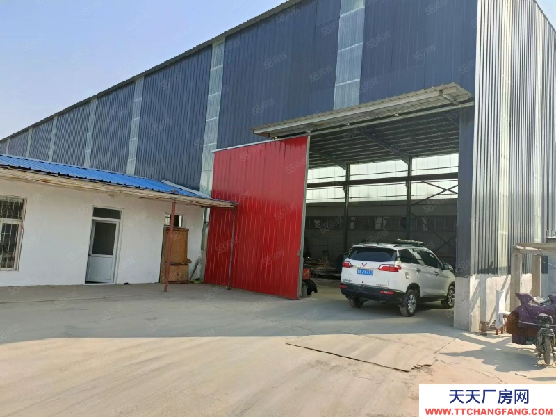 濟南章丘明水龍泉路旁好位置廠房(帶航車,大院)