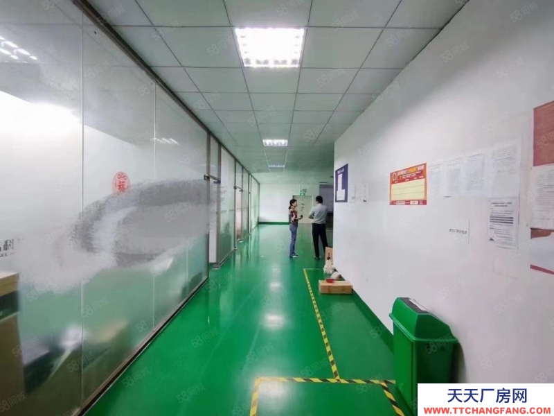 (出租) 深圳南山石巖地鐵口旁獨(dú)院廠房出租1000平起租帶全新地坪漆精裝修