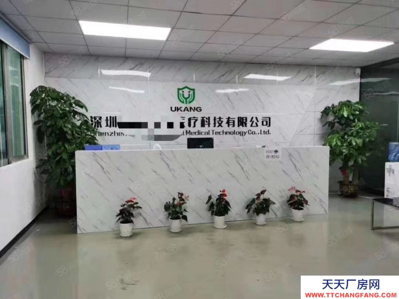 (出租) 深圳寶安福永107國道鳳凰樓上豪華裝修廠房出租帶無塵車間1500平方