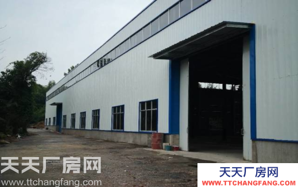 長沙市芙蓉區 榔梨工業園鋼架廠房5000平方，帶五臺五噸行車可做油漆