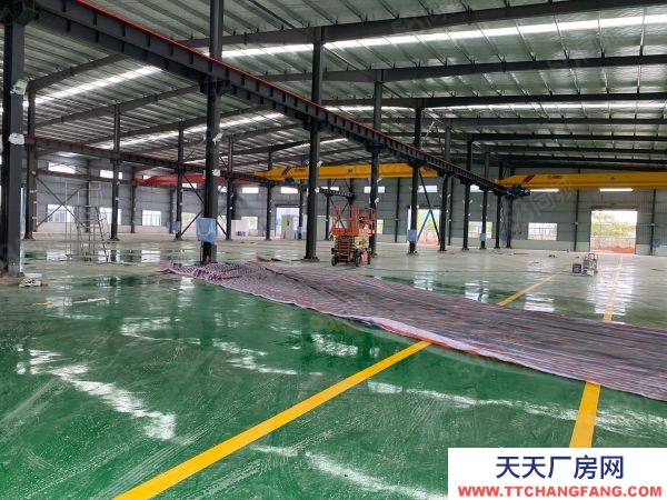 長沙市寧鄉區 高新區5000帶行車鋼構廠房出租可進掛車