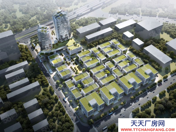 長沙市長沙區自貿創新中心，正地鐵口政府園區，獨棟分層廠房出售