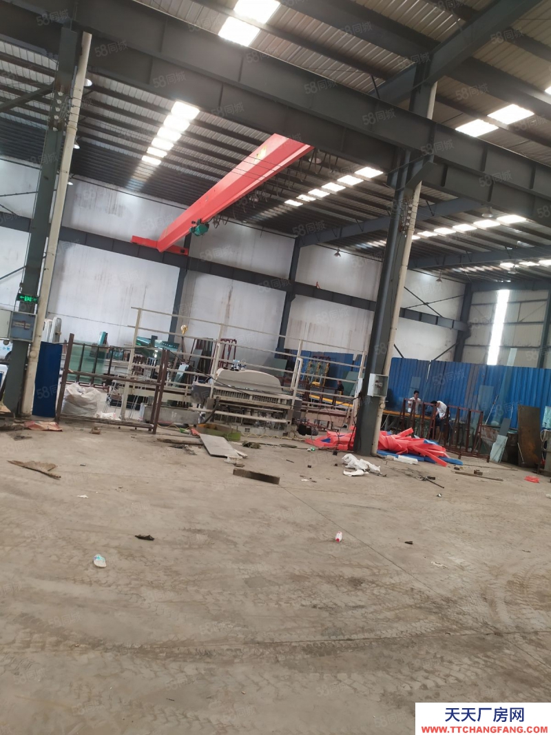 (出租) 合肥 肥東噴涂廠設備一起2500平方鋼構廠房帶行車五噸出租可分租