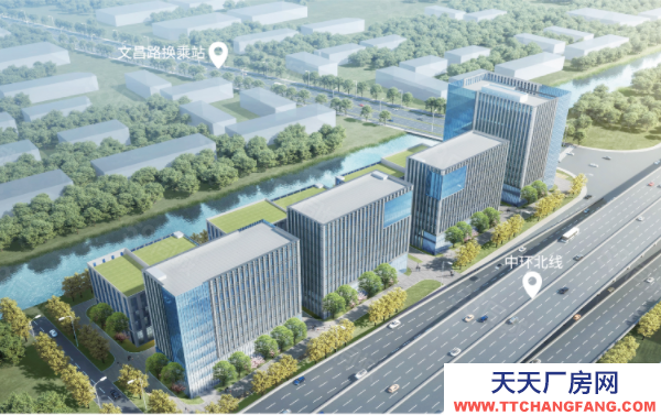蘇州市吳中區 高新區中環北線旁 雙地鐵口 一二樓廠房出售
