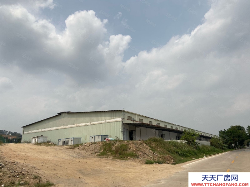 (出租) 廣州增城區滴水十米高臺倉單一層鋼構廠房出租離高速路口500米證齊