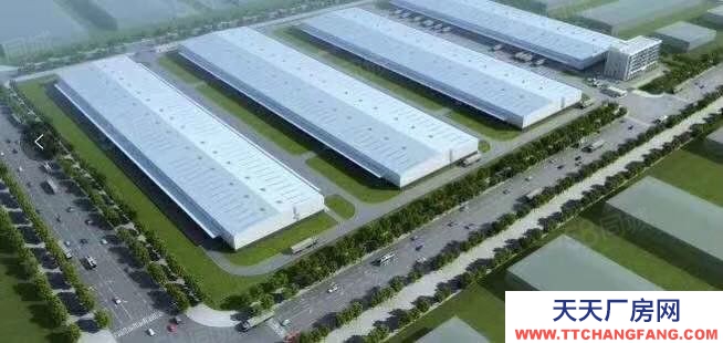 (出租) 天津靜海開發區產業園標準丙二類高臺倉庫出租，可分租