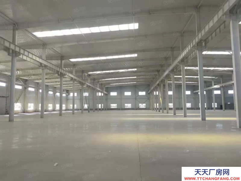 (出租) 天津津南廠房挑高13米配有天車,辦公食宿配套齊全,適合金屬鋼構等行業