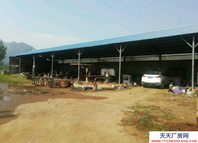 唐山 遵化 原木線加工廠房400㎡，總占地4畝