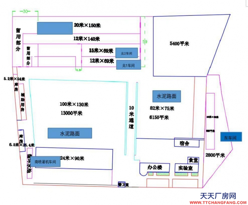 唐山 玉田  出租玉田周邊200-3000平廠房帶環評帶天車
