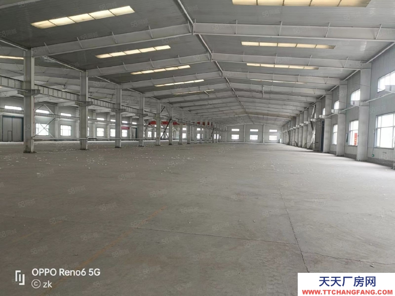 廊坊 固安 工業區標準廠房8000平,金剛砂地面,可分租,大車不限行