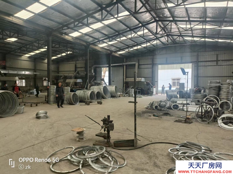 廊坊 固安  機加工廠房1300平，手續齊全，配有天車