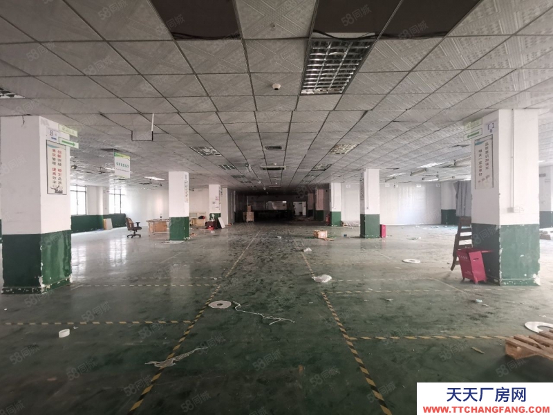 (出租) 中山沙溪新出樓上精裝修廠房1300平帶地坪漆辦公室無行業(yè)限制