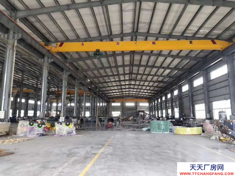 (出租) 中山三角單一層廠房帶航吊1100平招租 滴水9米 帶大空地