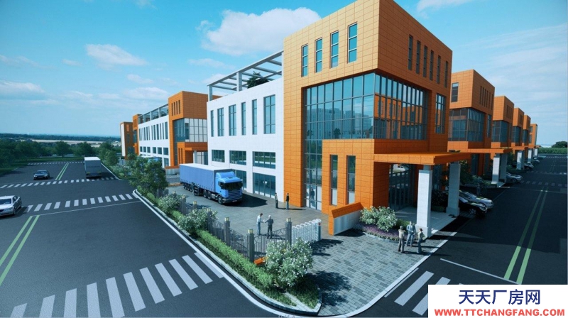 (出售) 西安周至2層半獨棟獨院墅式廠房,7.8米層高,送800㎡庭院露臺