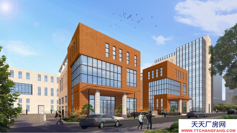 (出售) 西安周至2層半獨棟獨院墅式廠房,7.8米層高,送800㎡庭院露臺