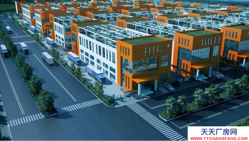 (出售) 西安周至2層半獨棟獨院墅式廠房,7.8米層高,送800㎡庭院露臺