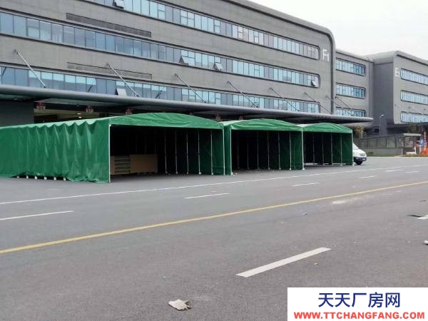 常州金壇移動推拉蓬雨棚使用方便安裝快捷