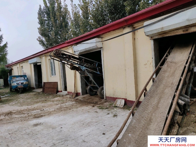 廊坊 大城 面積兩畝半地，房屋12間，有變壓器，了以辦廠養殖等。