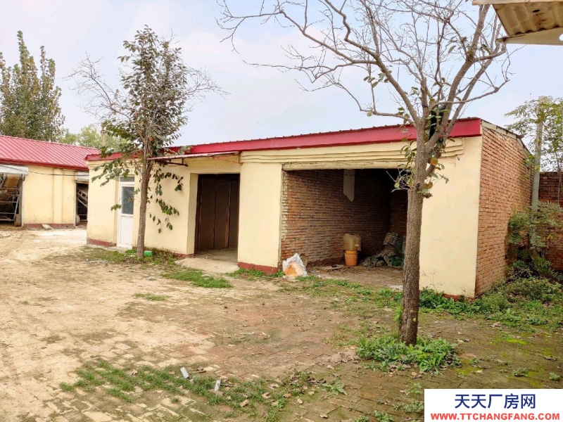 廊坊 大城 面積兩畝半地，房屋12間，有變壓器，了以辦廠養殖等。