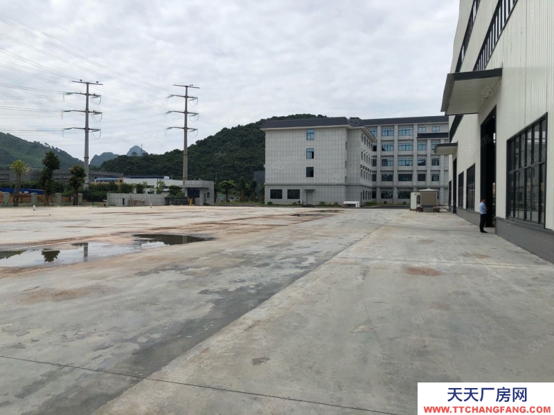 (出租) 柳州魚峰陽和工業園高標準鋼結構15米高 帶辦公室 大空地