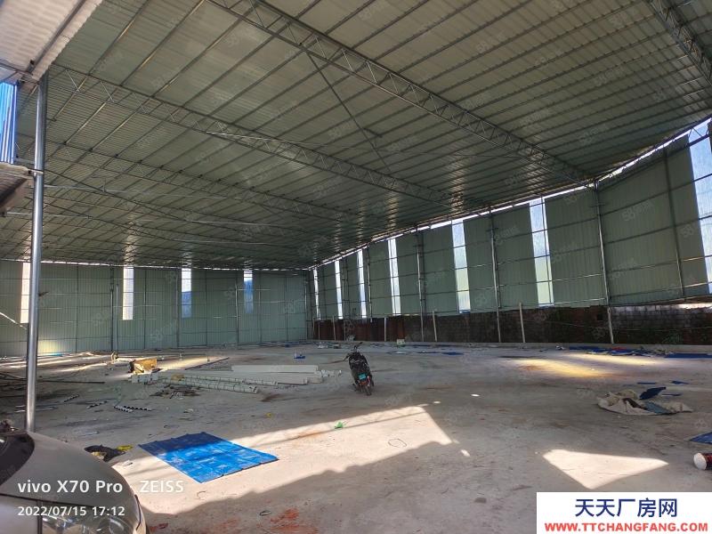 (出租)柳州柳北區可做籃球場的廠房出租，面積1650，單價只要12元，全新廠房