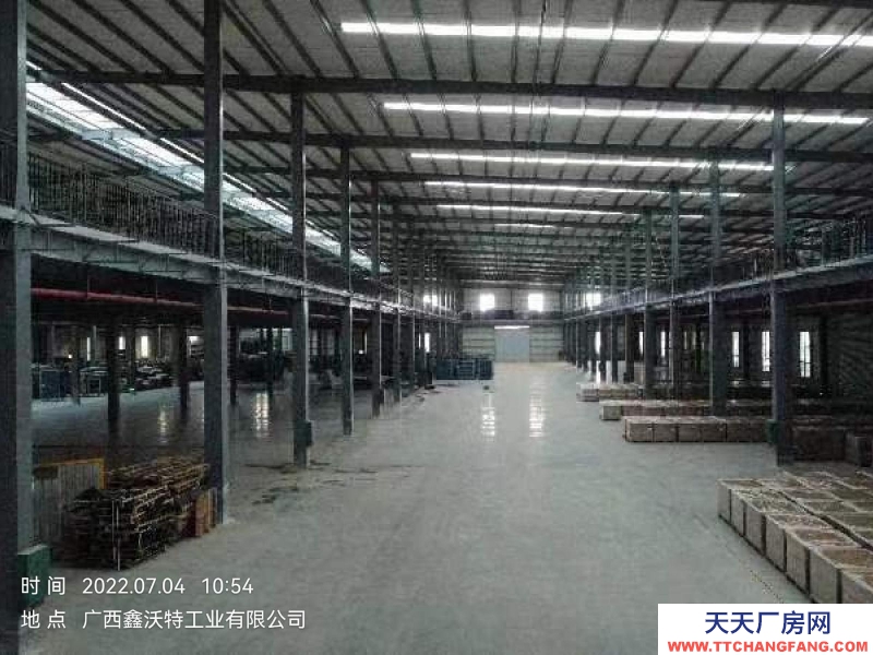 (出租) 柳州鹿寨縣鋼結構標準廠房,二棟二層,行吊,水電齊全