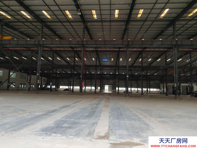 (出租) 廣東中山開發(fā)區(qū)新出單一層鋼結(jié)構(gòu)14800平帶行車廠房出租可整租可分租