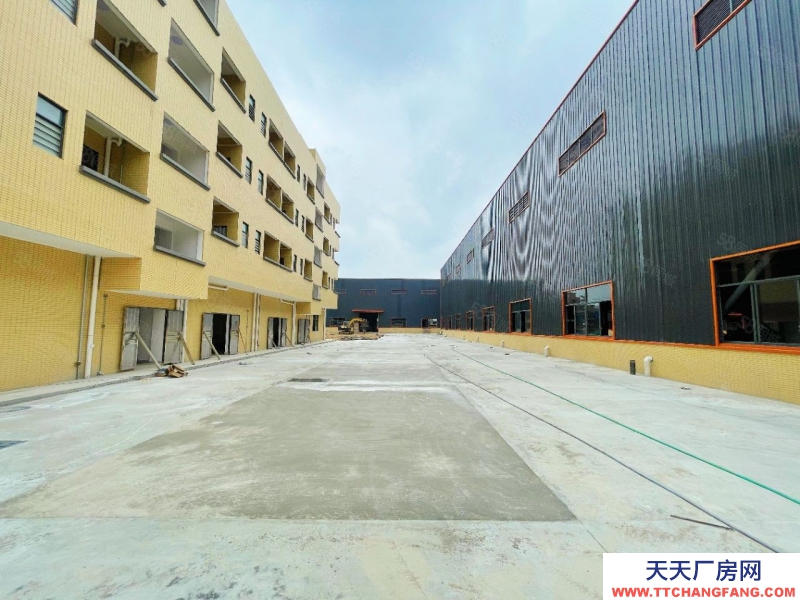 (出租) 佛山高朋滴水12米牛角位9米高明三洲鋼構單一層廠房招租2000方起分