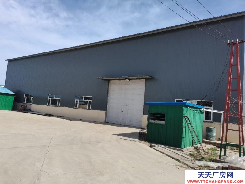 張家口 萬全 飲料廠房 (出租) 內有5噸天車，水電齊全，交通便利