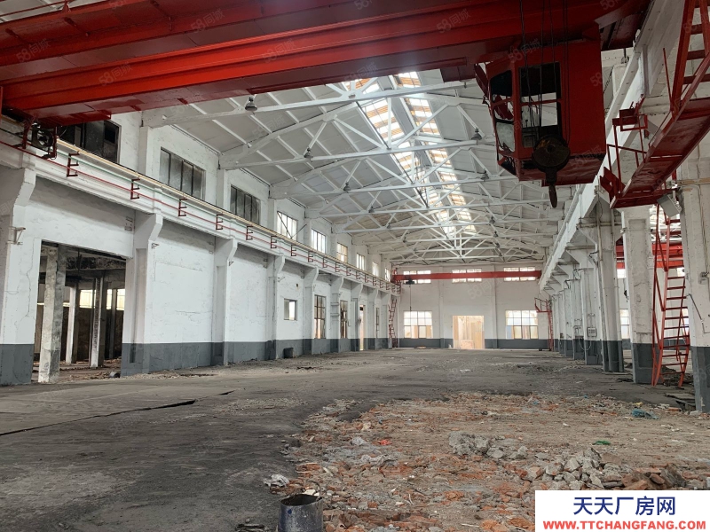 (出租) 常州新北奔牛標(biāo)準(zhǔn)單層車間出租 多部航車 配電2500kv適合熱處理