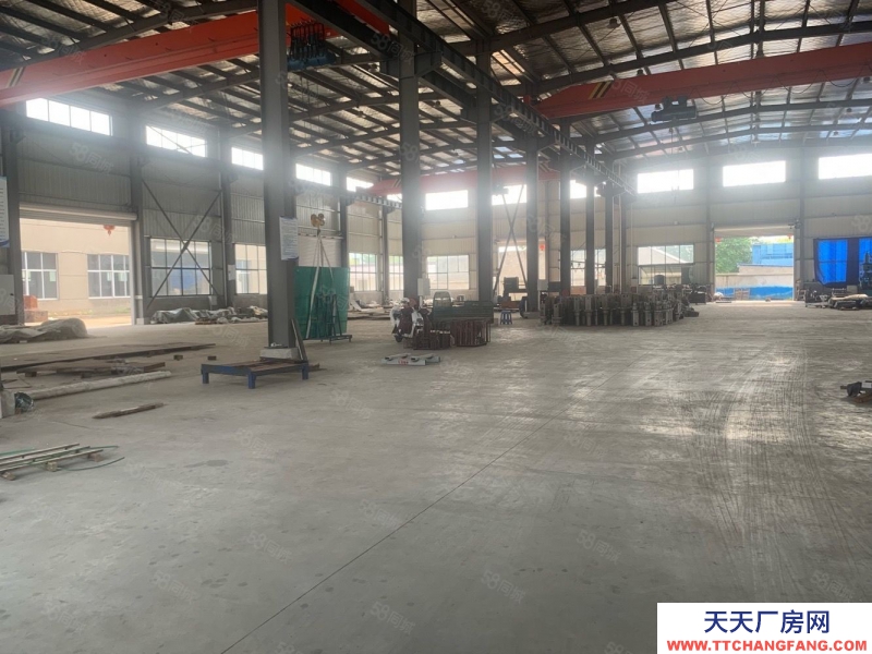 (出租) 南通海安開發區2000平可分租帶10噸行車標準鋼混結構廠房機械加工