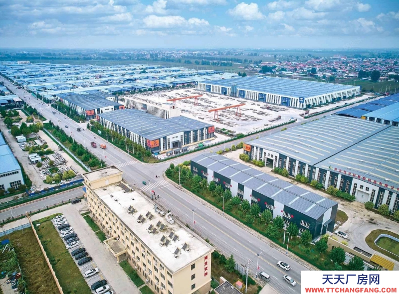定州 南城(出售) 鋼結構糧食加工品廠房。層高可定制，可貸款，空間大，實用！園區配套成熟。