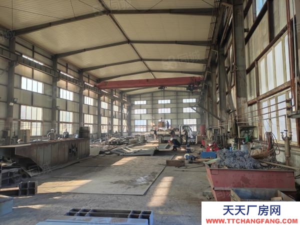 旅順口北海重工廠房，國(guó)有產(chǎn)權(quán)，占地10畝，高12米有吊車