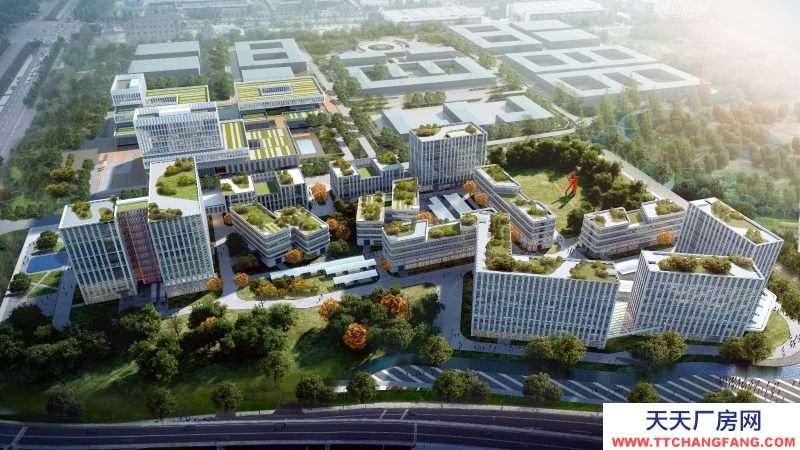 成都高新西區高端產業園廠房出租，環境好，位置好，與世界500強做鄰居。