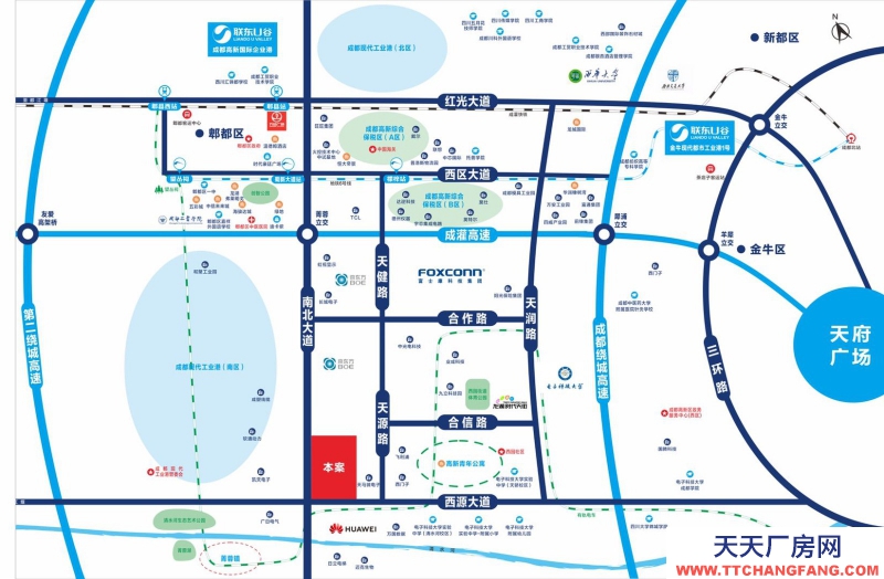 高新西區電子園區招商中-華為京東方旁-專項政策扶持