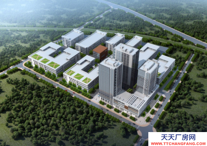 東廣人工智能谷，成華區三環邊龍潭功能區國資標準化廠房出租