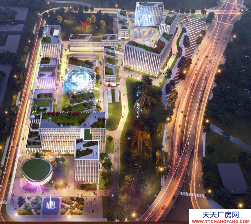 核心功能區電子信息產業園廠房出租，面積區間600-5000，配套完善