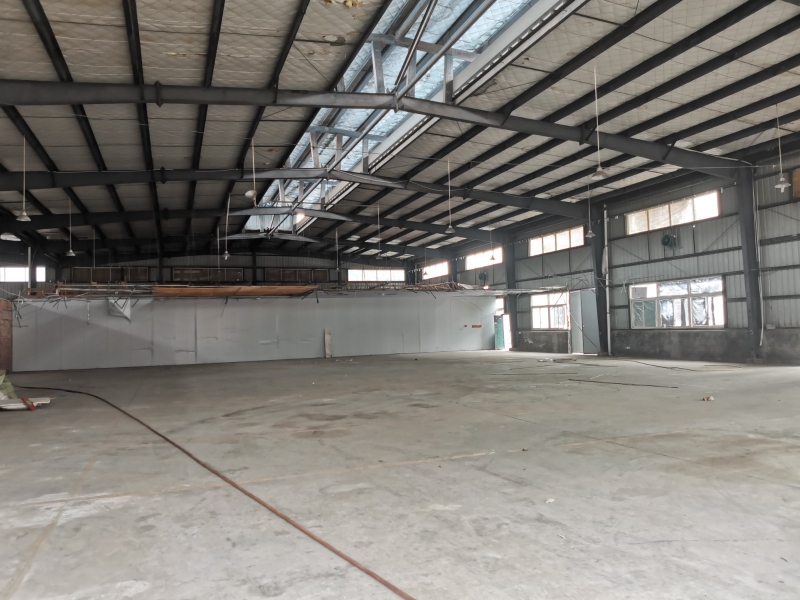 成都6000平鋼結構廠房出租，可做食品、包裝生產，亦可倉儲物流