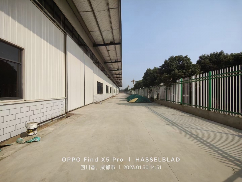 邛崍綠色食品園區3700全新平鋼結構廠房出租